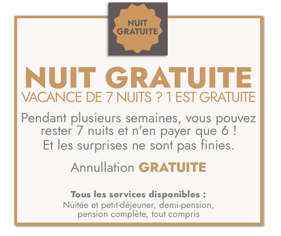 offre nuits gratuites