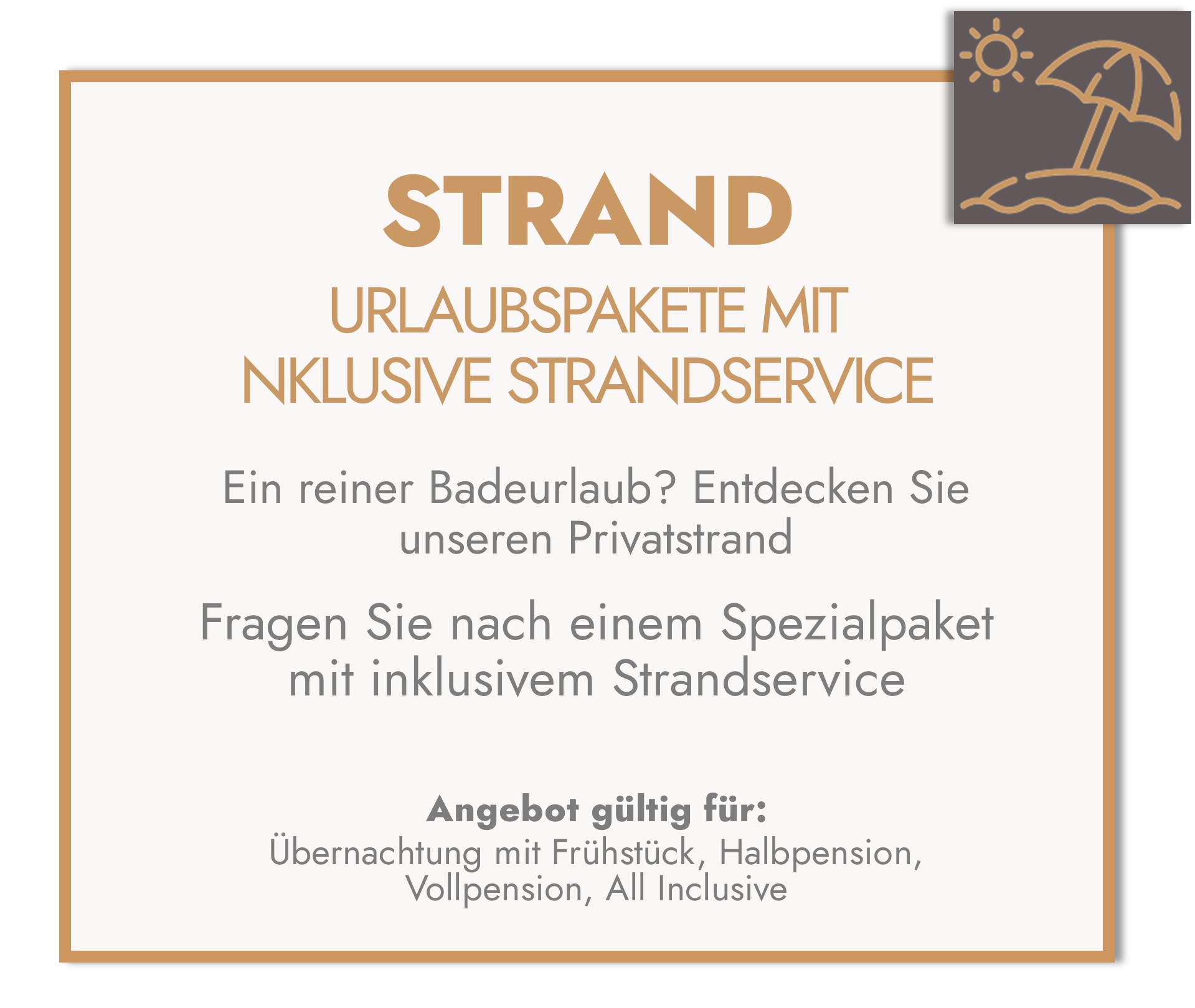 offerta spiaggia gratis